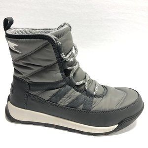 Sorel Women’s Whitney II Short Lace, Gray Winter Boots, Size 7.5M